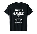 男の子のゲームのためのWASDビデオゲームを言っている面白いゲーマーTシャツ