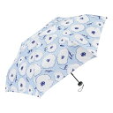 Waterfront折りたたみ傘雨傘umbulatioネオミニポピーマカロンブルー51cmミニサイズらくらく開閉レディースU351-0814BL2-B8