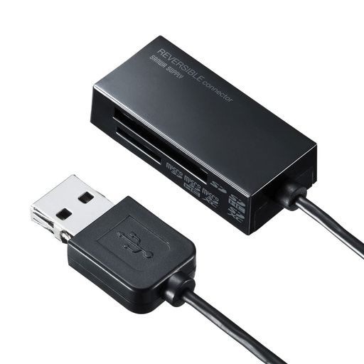 サンワサプライUSB2.0カードリーダーADR-MSDU3BKN