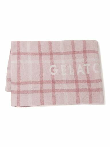 [ジェラートピケ]sleep【EC限定】チェック柄JQDマルチカバーPSGG245861レディースPNKF