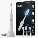 シチズン音波式電動歯ブラシEHS5526モード搭載舌磨き対応専用舌ブラシ付き防水替えブラシセット優しく磨く電動歯ブラシホワイトニング舌クリーナー充電台プレゼントギフト母の日父の日