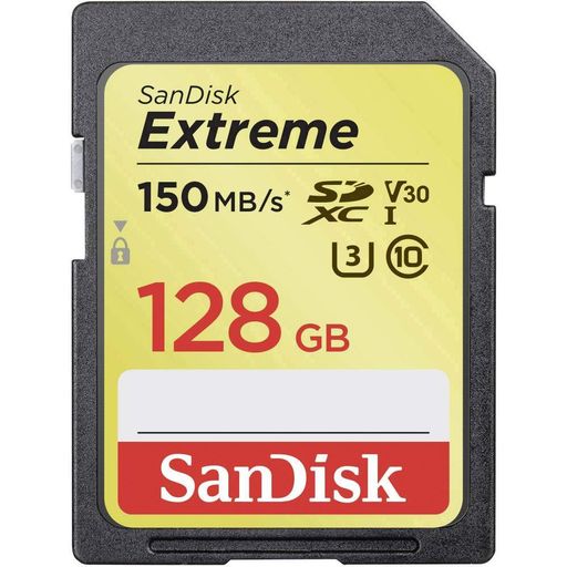 SanDisk128GBExtremeUHS-ISDXCSDSDXV5-128Gサンディスク海外パッケージ品