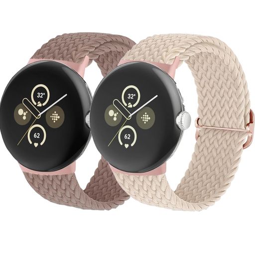 [SOLOLUP] 【二枚入り】 PIXEL WATCH バンド コンパチブル GOOGLE PIXEL WATCH 2/PIXEL WATCH バンド、コンパチブル PIXEL WATCH ベルト、レディース メンズ ナイロン 柔らかい 交換ベルト