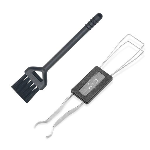 MINBOOTキーキャップ外す奴クリーニングブラシ2in1キートップ引抜工具外しキーボード静音リング掃除キースイッチオープナープラーキープラーメカニカルキーボードメンテナンスほこりと…