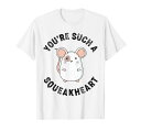 彼のためのおかしいかわいいマウスの設計彼女のバレンタインTシャツ