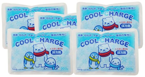 小久保工業所紀陽除虫菊クールチャージ保冷剤200g(5個セット) 小久保工業所紀陽除虫菊クールチャージ保冷剤200g(5個セット)