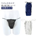 ペーパーTバック 丈夫 男性用 使い捨て紙ショーツ 100枚セット 紙ショーツ 使い捨てショーツ ペーパーショーツ フリーサイズ レディース 使い捨てパンツ ペ...