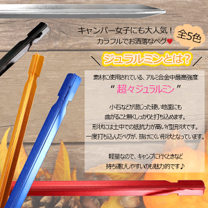 10本 ジュラルミン ペグ 18cm ポーチ付き アルミ 合金製 Y字 ワイペグ アウトドア キャンプ テント 軽量 キャンプ用品 登山 イベント 野外 テント設営 防災 運動会 ソロキャンプ コスパ _nyp_通販格安セール情報 楽天 通販