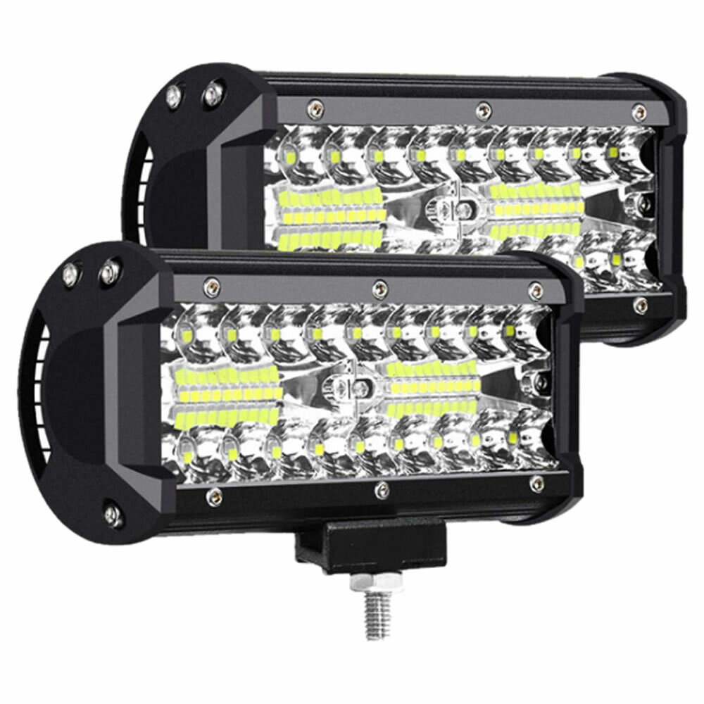 【送料無料】 120W LED作業灯 ワークライト 2個セット 投光器 LED 12v 防水 防塵 防震 省エネ バックライト コンボビーム 2-BEAMSTLT