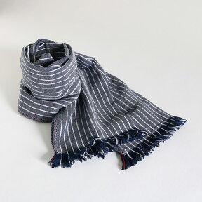 今治タオル コットンマフラーimabari towel Cotton MufflerJean ジーン ネイビー