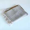 今治タオル コンテックス コットン&ウールストール HAORU/羽織Imabari Towel Kontex HAOLUsunairo(砂色)