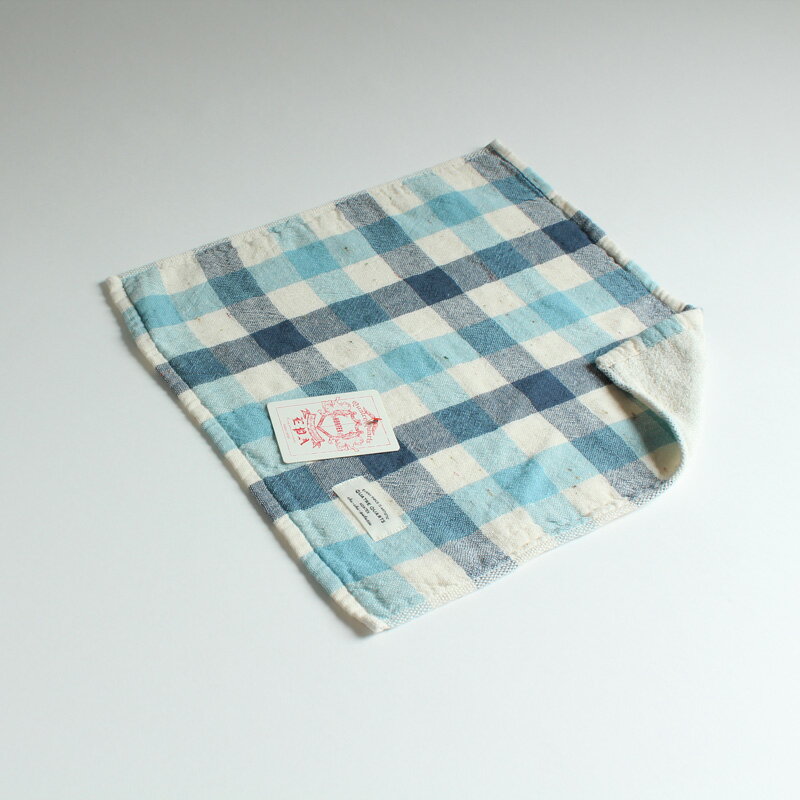 今治タオル コンテックス ブロックチェックImabari Towel Kontex Block Checkゲストタオル ブルー
