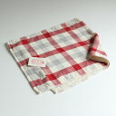 今治タオル コンテックス ブロックチェックImabari Towel Kontex Block Checkフェイスタオル レッド