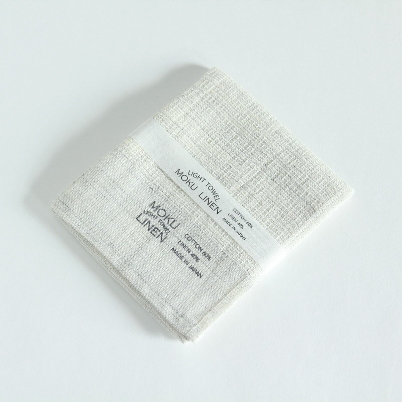 今治タオル コンテックス MOKU LINEN モク リネンImabari Towel Kontex MOKU LINENSize S ホワイトグレー