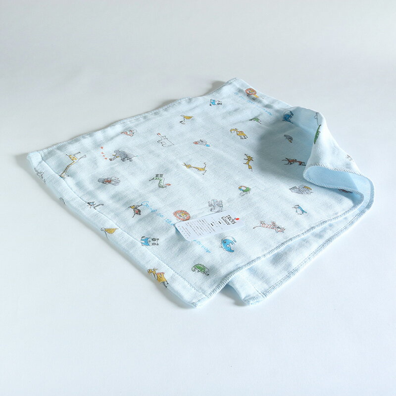 今治タオル コンテックス トロワガーゼ Imabari Towel Kontex Trois Gauze フェイスタオル ズー(ブルー)