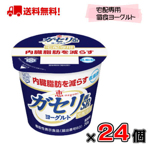 [送料無料][宅配専用]恵 ガセリ菌SP株ヨーグルト 70g×24個【メグミルク】【宅配】のサムネイル