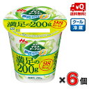 【送料無料!】森永アロエヨーグルト 脂肪ゼロ満足の200g 200g×6個【アロエ】【ヨーグルト】【脂肪ゼロ】