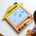 kiko+&gg*「oekaki house cat/dog(お絵描きハウス キャット/ドッグ)」(正規取扱店/木製玩具/木のおもちゃ/誕生日/出産祝い/クリス...