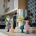 飾るだけでもインテリアのアクセントに。モダンなオブジェのようなフラワーベース amabro MINI VASE TWO TONE ツートーン ミニベース フラワ...
