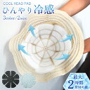 【10%OFFクーポン&P10倍♪5/1】クールヘッドパッド アイス ヘッドパッド PCM 帽子 ヘッドクール 子供 大人 キッズ ネッククーラー 帽子 保冷剤...