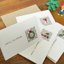 【Sale!50%OFF!】moda(もだ)X'mas 刺繍ミニカード【¥308(税込)→50%OFF!】
