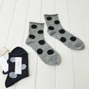 Homie(ホミー)コットンリネンドットソックス/H-038(4)
