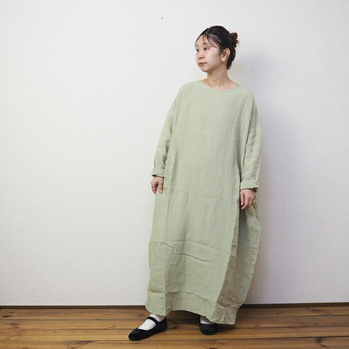 【Sale!50%OFF!】YURK geniet van ユルク リネン2WAYワンピース yurk25sp-291【¥18,700(税込)→50%OFF!】