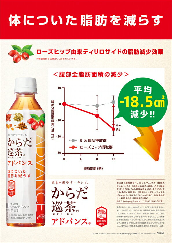 からだ巡茶 Advance 410ml ペットボトル 24本入