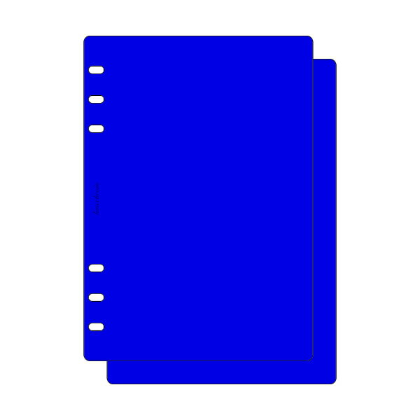 KNOX　ノックス　　リフィル524-706A5サイズ　リフター2枚　ブルー　システム手帳　スケジュール帳 レフィル ビジネス手帳 手帳リフィル ノックスブレイン knoxbrain