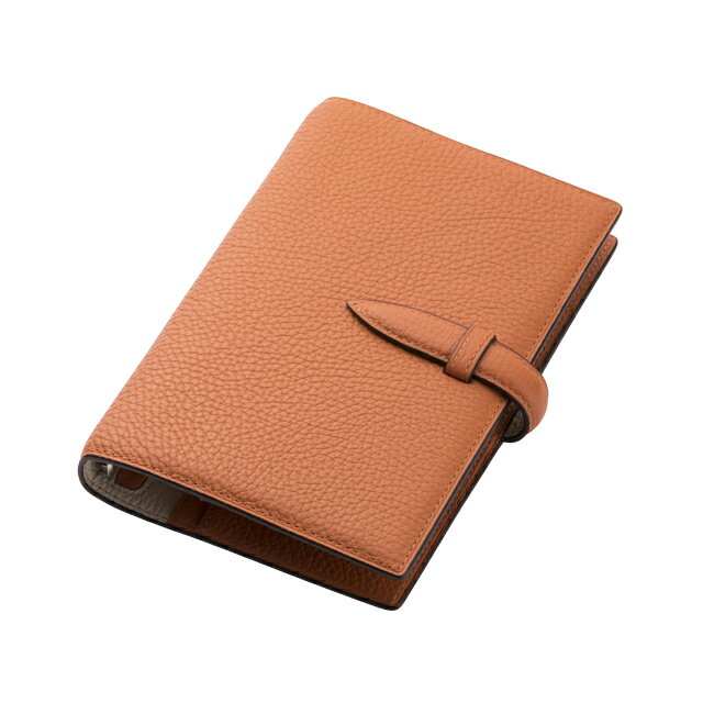 ブレイリオ システム手帳モルビド バイブル 16mmベルトOR/GDオレンジ/ガーデニア585−34 Brelio スケジュール帳 ビジネス手帳 リ...