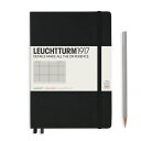 ロイヒトトゥルム LEUCHTTURM ノートブック ハードカバーブラックミディアム (A5)方眼 315928 Blackノート メモ 手帳 メモ帳 日記 記...