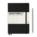 ロイヒトトゥルム LEUCHTTURM ノートブック ハードカバーブラックミディアム (A5)無地 311333 Blackノート メモ 手帳 メモ帳 日記 記...