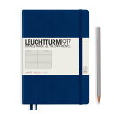 ロイヒトトゥルム LEUCHTTURM ノートブック ハードカバーネイビーミディアム (A5)横罫342922 Navyノート メモ 手帳 メモ帳 日記 記録 ドイツ ステーショナリー 文房具 プレゼント 贈り物 ギフト 記念品