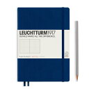ロイヒトトゥルム LEUCHTTURM ノートブック ハードカバーネイビーミディアム (A5)ドット342925 Navyノート メモ 手帳 メモ帳 日記 記録...
