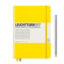 ロイヒトトゥルム LEUCHTTURM ノートブック ハードカバーレモンミディアム (A5)横罫344798 Lemonノート メモ 手帳 メモ帳 日記 記録 ...