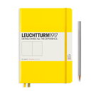 ロイヒトトゥルム LEUCHTTURM ノートブック ハードカバーレモンミディアム (A5)無地 344801 Lemonノート メモ 手帳 メモ帳 日記 記録...