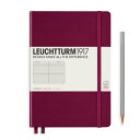 ロイヒトトゥルム LEUCHTTURM ノートブック ハードカバーポートレッドミディアム (A5)横罫359691 Port Redノート メモ 手帳 メモ帳 日記 記録 ドイツ ステーショナリー 文房具 プレゼント 贈り物 ギフト 記念品