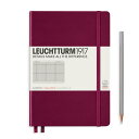 ロイヒトトゥルム LEUCHTTURM ノートブック ハードカバーポートレッドミディアム (A5)方眼 359694 Port Redノート メモ 手帳 メモ帳...