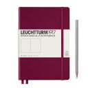 ロイヒトトゥルム LEUCHTTURM ノートブック ハードカバーポートレッドミディアム (A5)無地359697 Port Redノート メモ 手帳 メモ帳 ...
