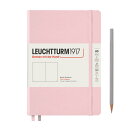 ロイヒトトゥルム LEUCHTTURM ノートブック ハードカバーパウダーミディアム (A5)無地 361577 Powderノート メモ 手帳 メモ帳 日記 ...