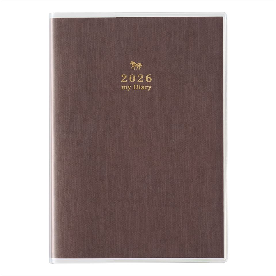 日本能率協会 2026年 日記 1月始まり 8503 ペイジェムメモリー（日記）A6（チョコレート） ダイアリー ビジネス手帳 スケジュール帳 定番 シンプル 日記 おすすめ 人気 手帳 JMAM 能率 能率手帳 ノルティ ペイジェム PAGEM by NOLTY