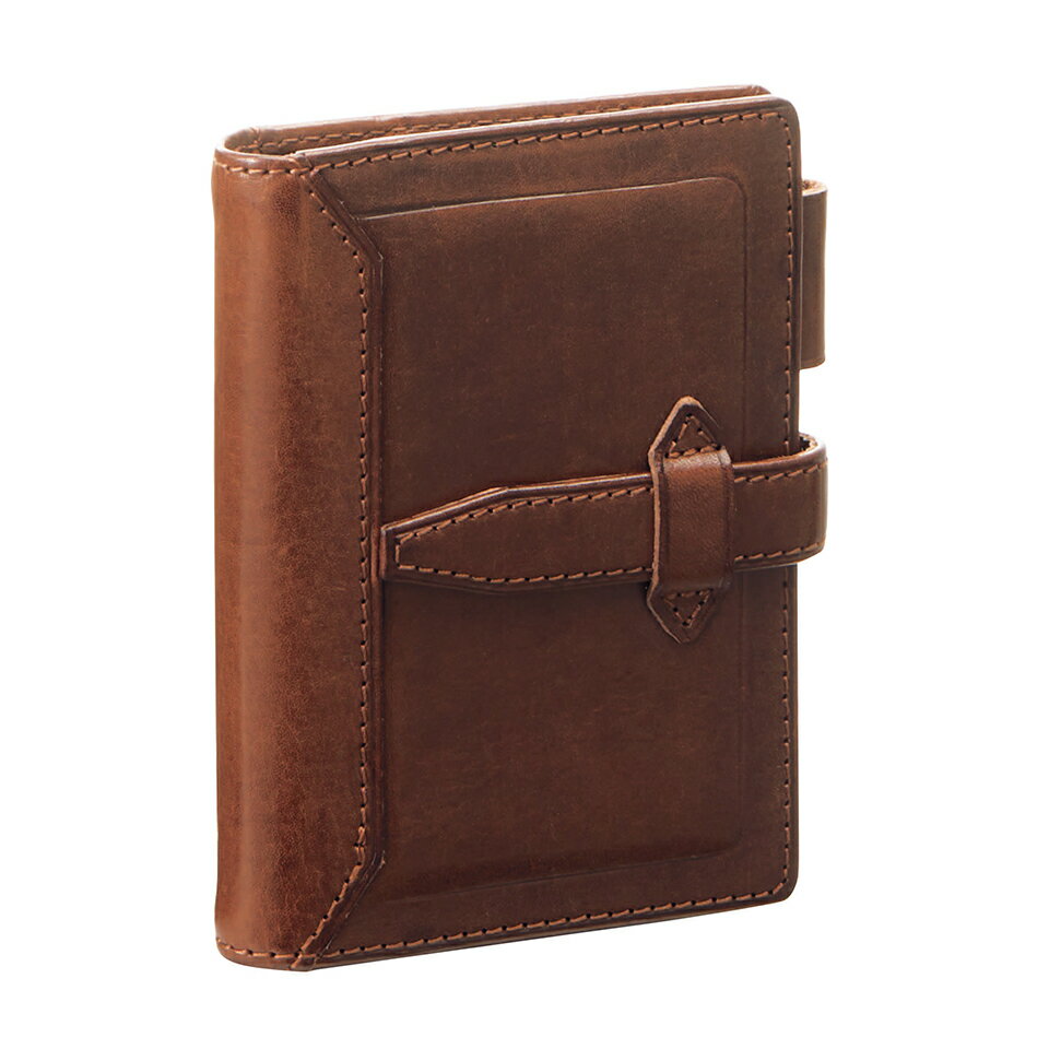 レイメイ藤井 ダヴィンチ システム手帳ロロマクラシック ミニ5ダークブラウン DPM3034Eリング径11mmミニ5穴 Raymay レイメイ ビジネス手帳 ...