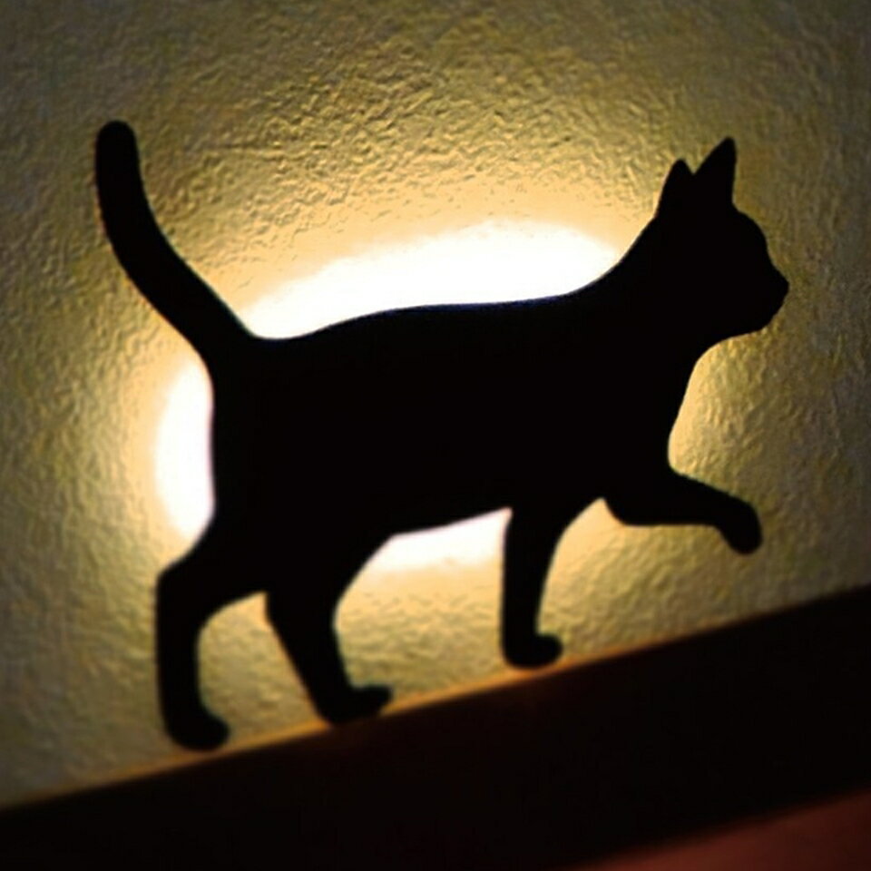 東洋ケース LED照明 壁掛け 照明 キャットウォールライト CAT WALL LIGHT　てくてく TL-CWL-02