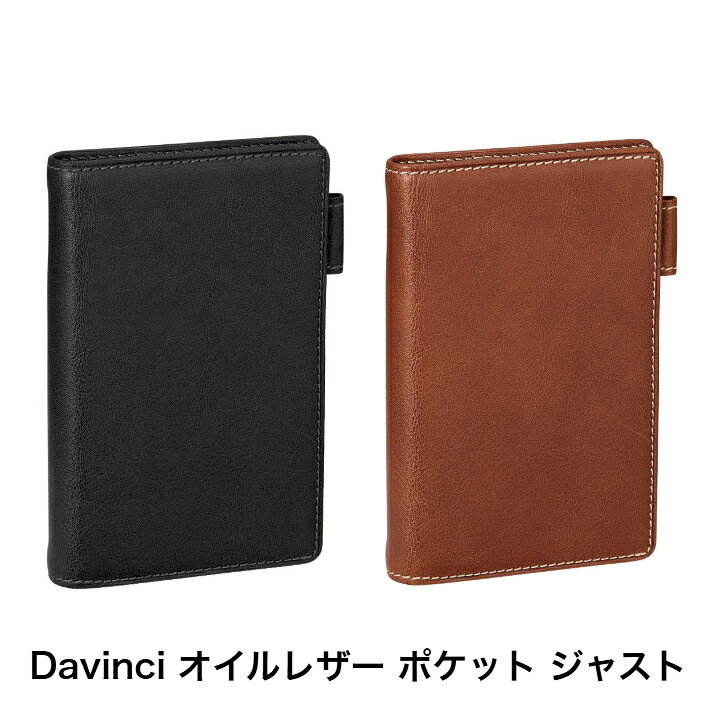 レイメイ藤井 ダヴィンチ システム手帳 Davinci オイルレザー 聖書/ポケット ブラ...