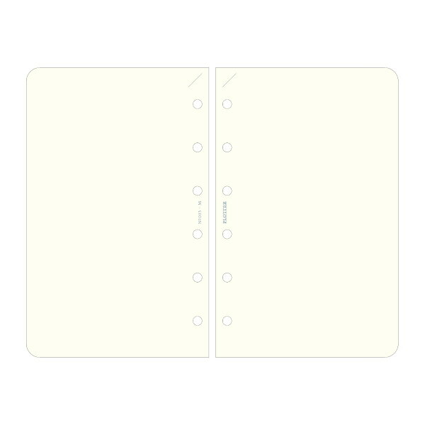 プロッター　PLOTTER　PLT0003-M -リフィルメモパッド無地80枚77716417ミニ6　ミニ...