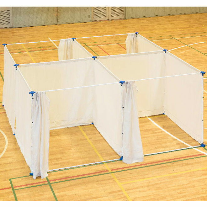 災害避難所用　間仕切り 4部屋セット　PT－P4