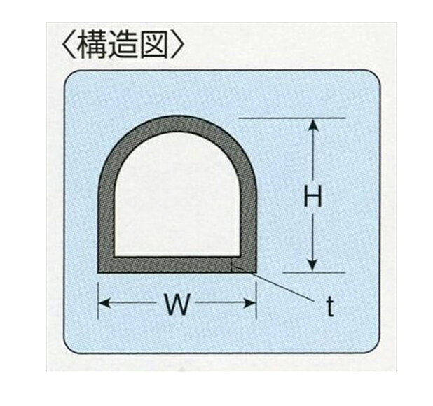 d型 カーストッパー タイヤストッパー ターミナルラバー 穴なし金具なし H130×W150...