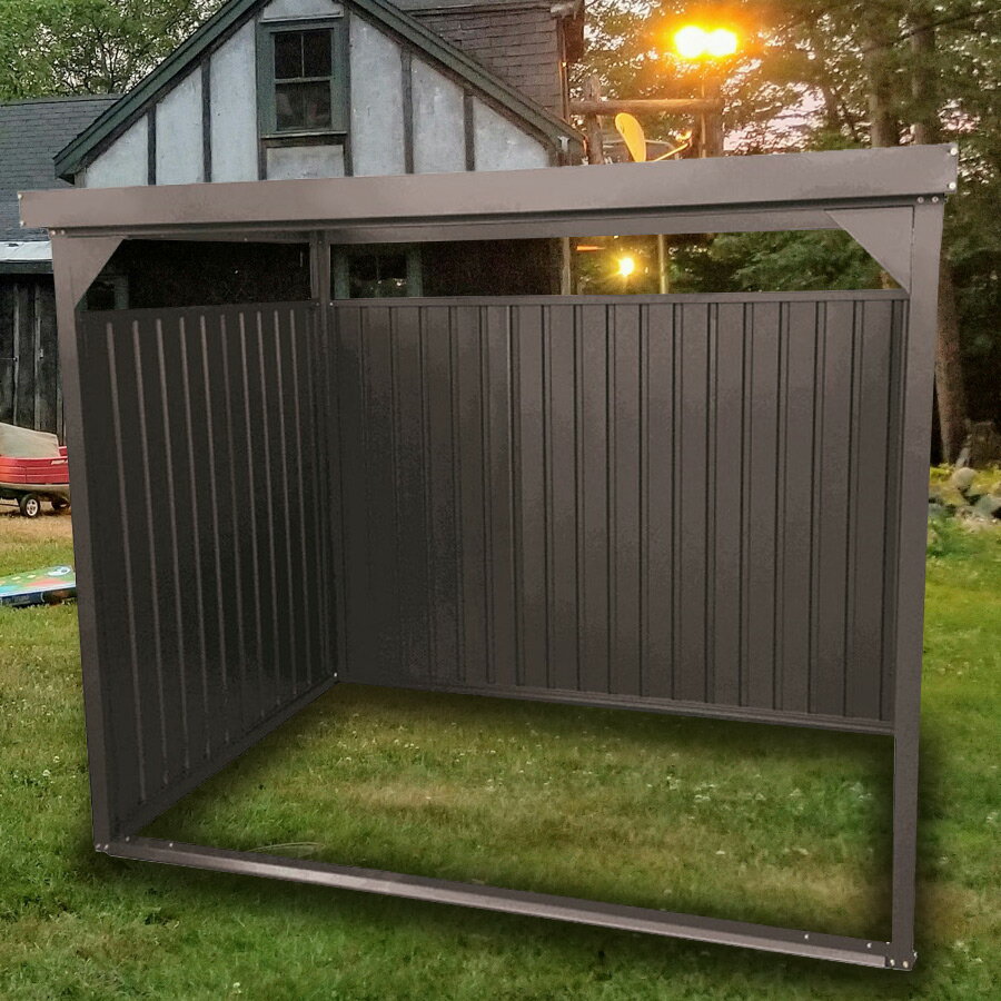 【対象商品】【公式】万能物置 物置 屋外 大型 おしゃれ 物置き 多目的万能物置 サイクルハウス サイクルポート 幅2393mm × 奥行1796mm × 高さ1930mm 農機具 置場 自転車置き場 屋外 収納庫 スチール DM-10LB