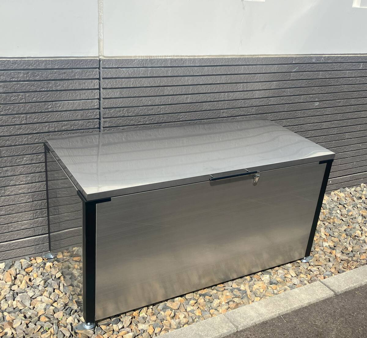 ゴミ箱 屋外 大型 ステンレス ダストボックス 【DST-1