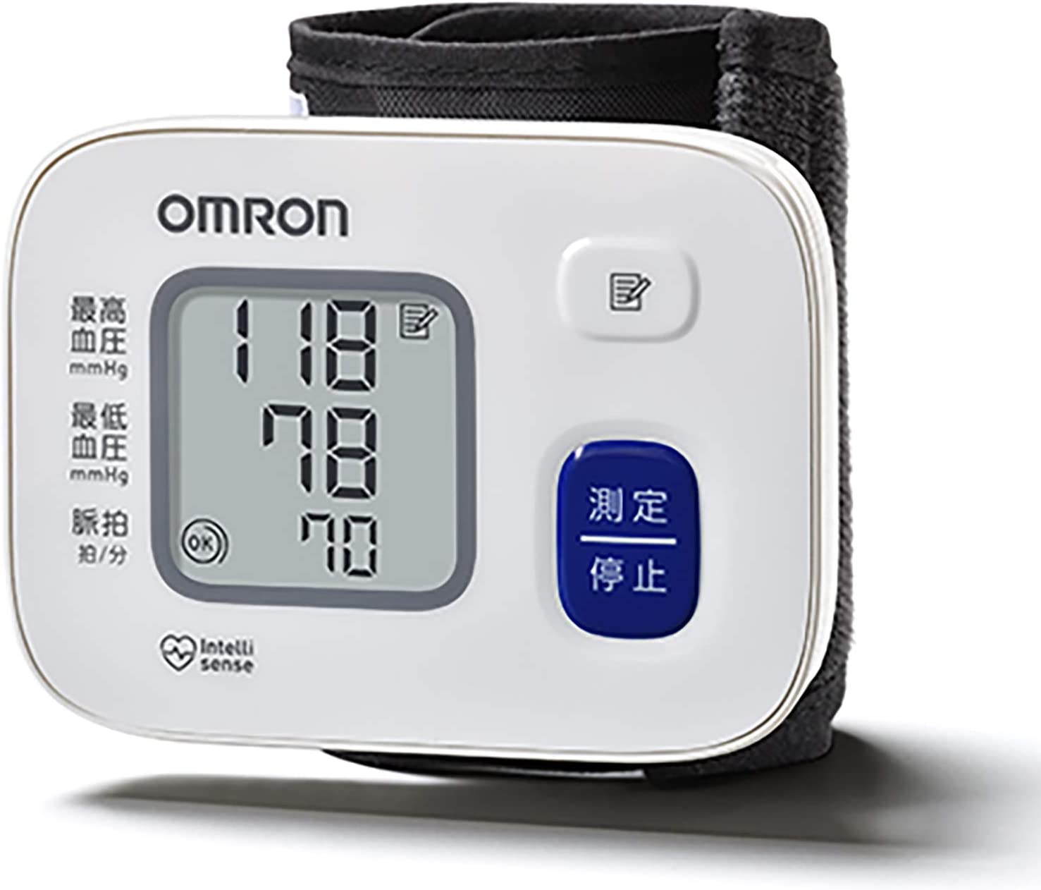 オムロン 手首式血圧計 HEM-6163 ワンボタン操作で手軽に測定